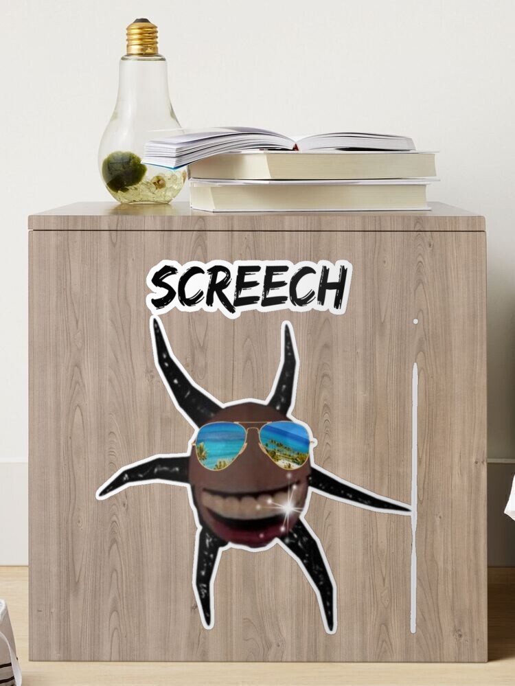 Roblox doors game, casual screech monster  Sticker for Sale by mahmoud ali