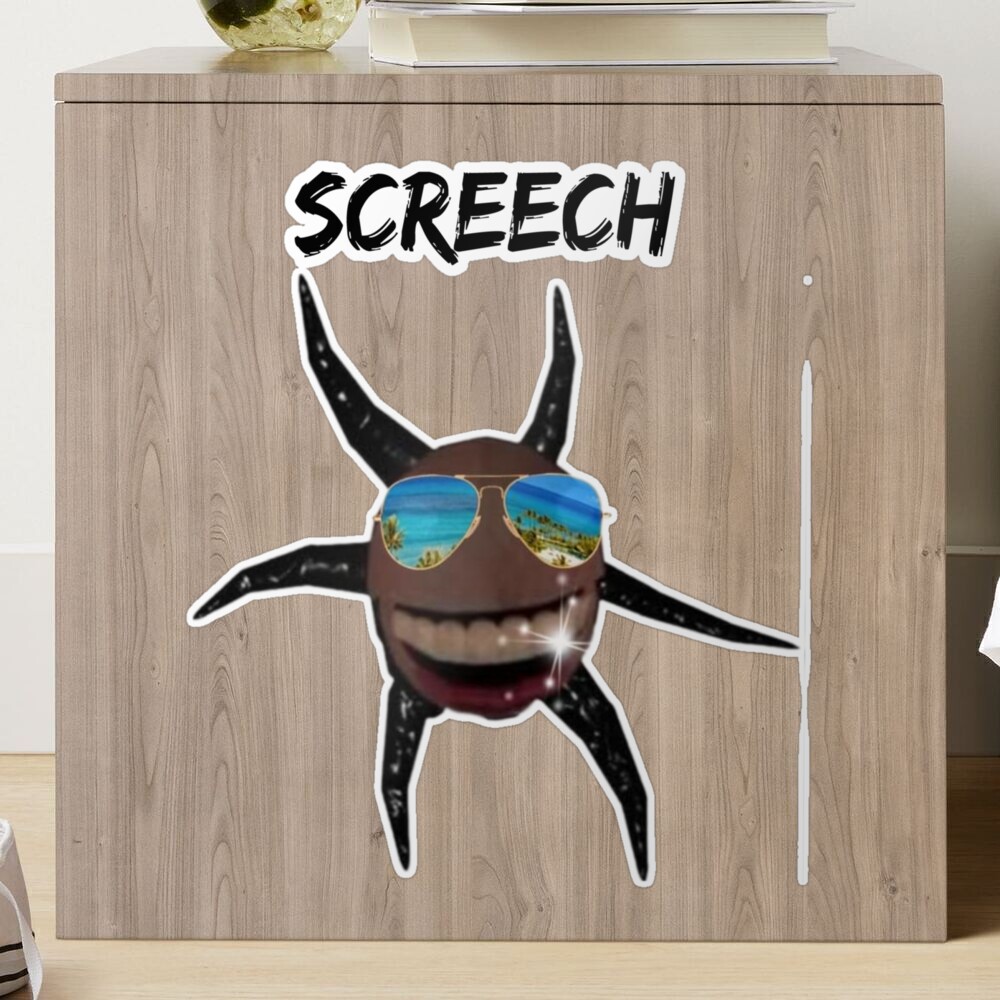 Roblox doors game, casual screech monster  Greeting Card for Sale