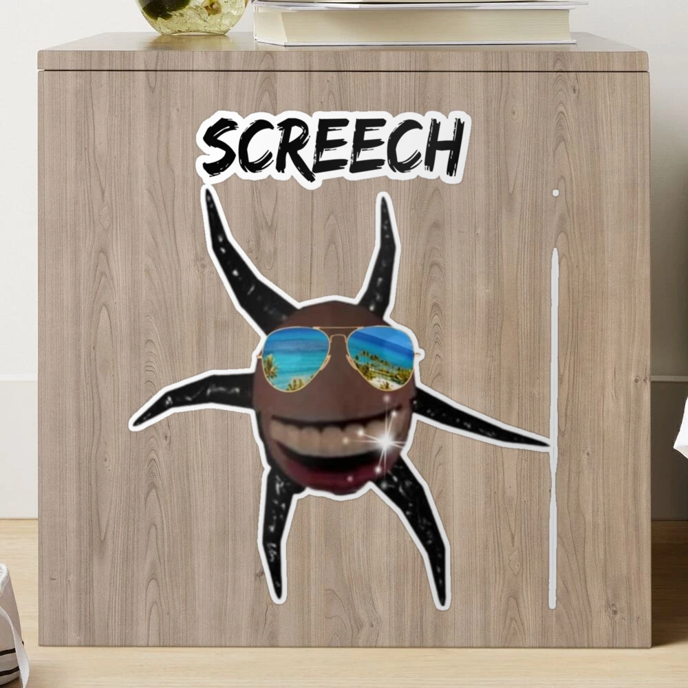 Roblox doors game, casual screech monster  Sticker for Sale by mahmoud ali