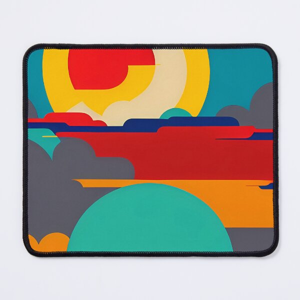 Item preview, Retro colorful sunrise designed and sold by Monlin.