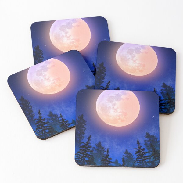 Aperçu de l'œuvre Full moon and forest créée et vendue par Mokota-Sama.