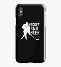 Hockey and Beer iPhone Case