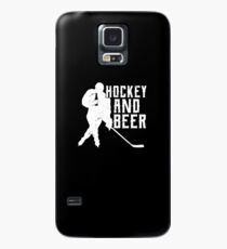 Eishockey und Bier Hülle & Klebefolie für Samsung Galaxy