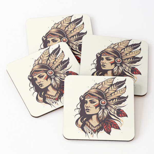 Item preview, Arte del tatuaje nativo americano designed and sold by TourDePassion.