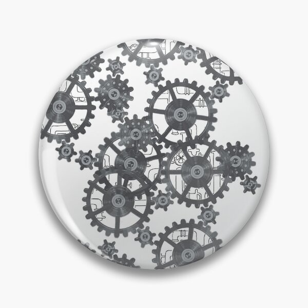 Item preview, Gray gears industrial steampunk cut designed and sold by WRECZ.