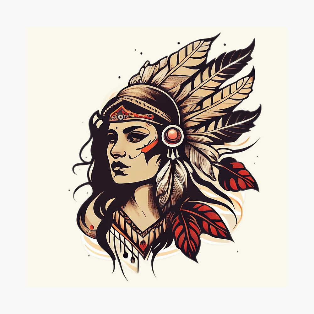 Native american tattoo symbols Essential T-Shirt for Sale by TourDePassion