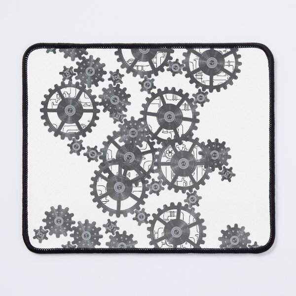 Item preview, Gray gears industrial steampunk cut designed and sold by WRECZ.