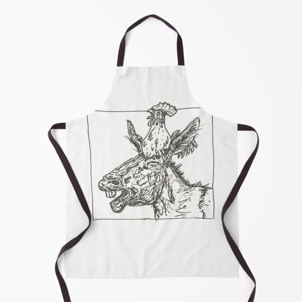 Item preview, Crowing rooster on head of singing donkey designed and sold by CrittersByLola.