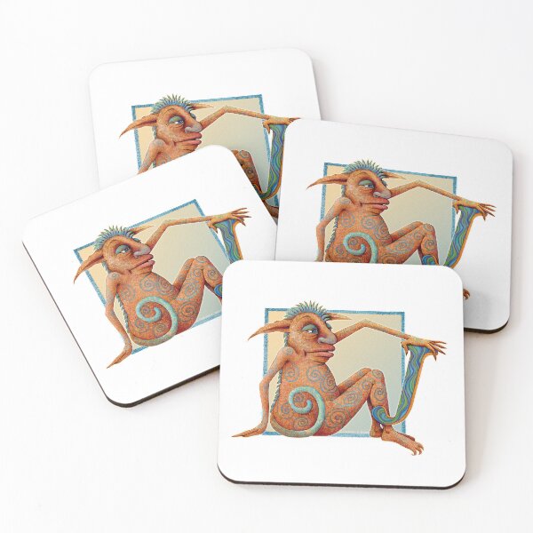 Item preview, Letter J - Alphabet - Monster - Guardian and Protector designed and sold by Gretchen Deahl.