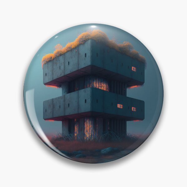 Item preview, Futuristic Brutalism Infected: The Haunting Beauty of The Last of FungUs. designed and sold by BrutalistWorld.
