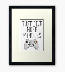 Just Five More Minutes - XB Framed Print
