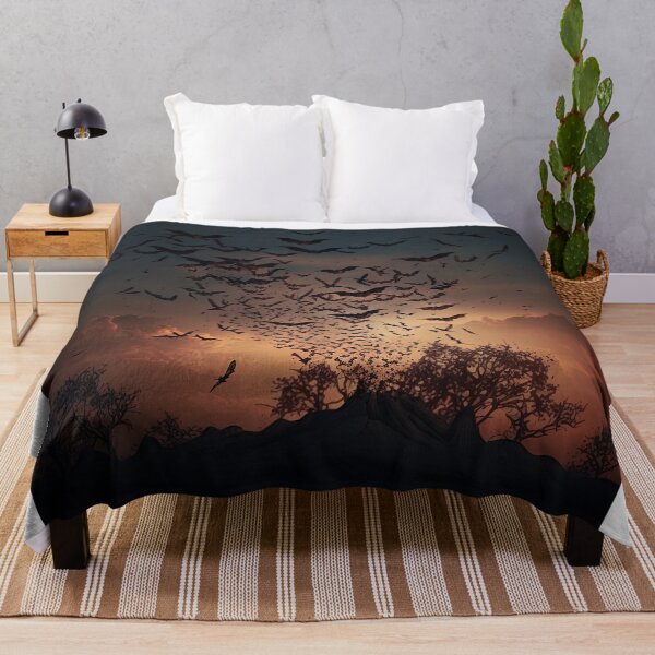 Item preview, Colony of bat at dusk designed and sold by artyficial-.