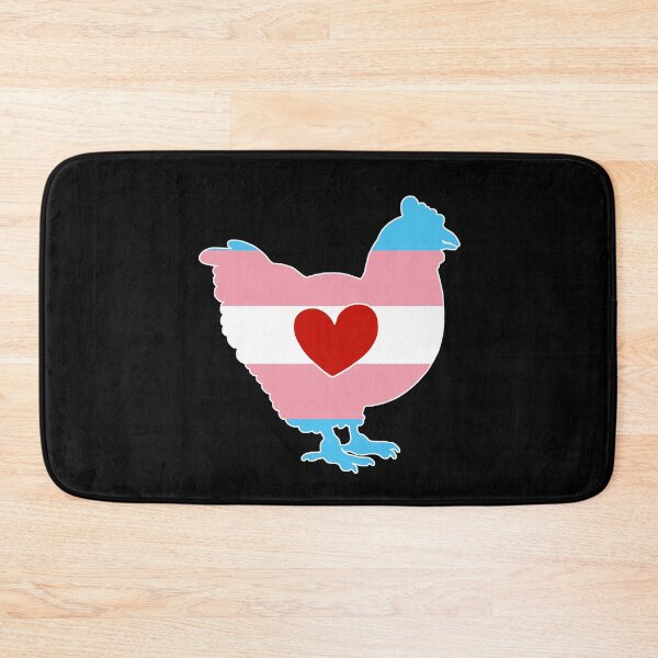 Item preview, Chicken Lover - LGBTQ Trans Flag Heart 02 designed and sold by Puddmuppy.
