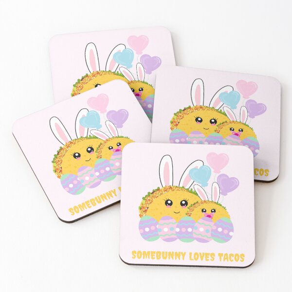 Item preview, Somebunny loves tacos - Cute Baby girl and Mom Easter tacos designed and sold by CuddlyPeas.