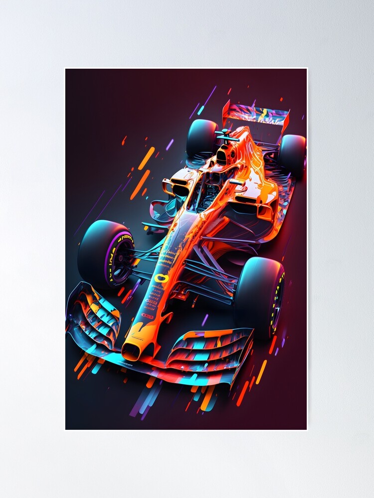 Photo Wall Paper Vinyl Poster Self-Adhesive Vlies Car Sports Race Bolid F1