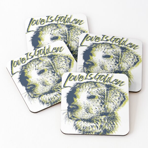 Item preview, Love is golden retriever designed and sold by TheKoolShop.
