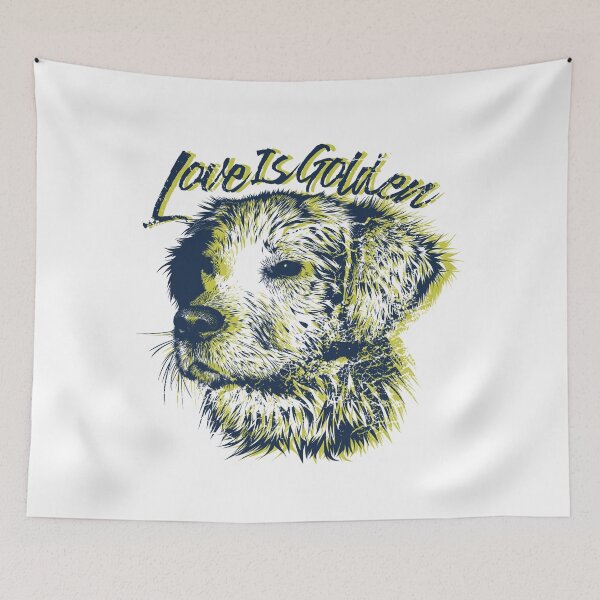 Item preview, Love is golden retriever designed and sold by TheKoolShop.