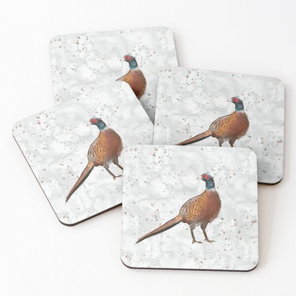 Item preview, Watercolor and Ink Style Ring-Necked Pheasant  designed and sold by Wetlabcreative.