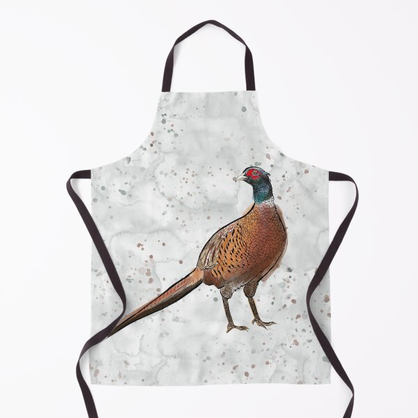 Item preview, Watercolor and Ink Style Ring-Necked Pheasant  designed and sold by Wetlabcreative.