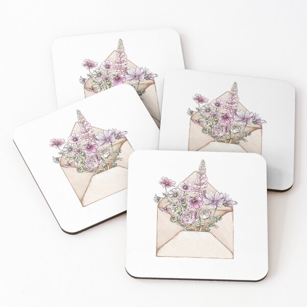 Item preview, Envelope with flowers designed and sold by Annika Gandelheid.