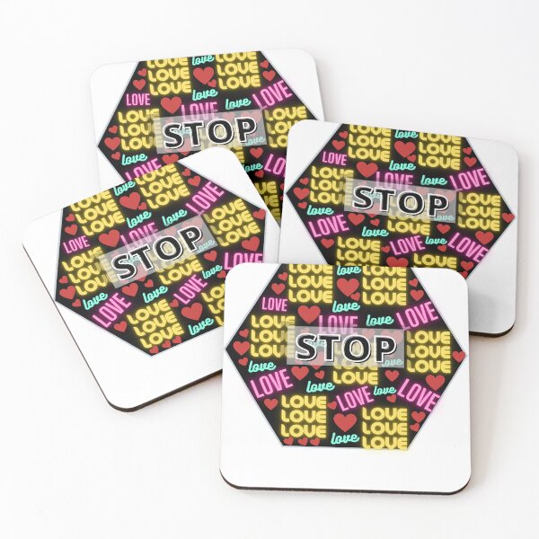Item preview, Stop sign to Love.  Stop and Love designed and sold by TracyDDigitals.