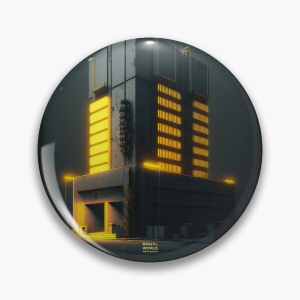 Item preview, Glowing Monolith: The Bold Brutalist Structure That Shines at Night. designed and sold by BrutalistWorld.