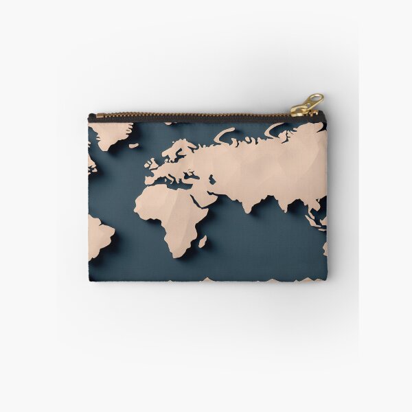 Item preview, World Map in Paper art style designed and sold by FormFinder.