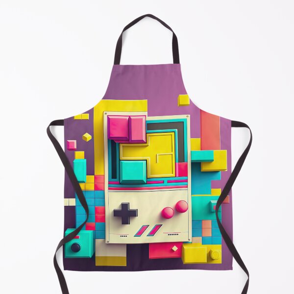 Item preview, Retro Handheld Video Game Console Voxel Art designed and sold by mhart64.