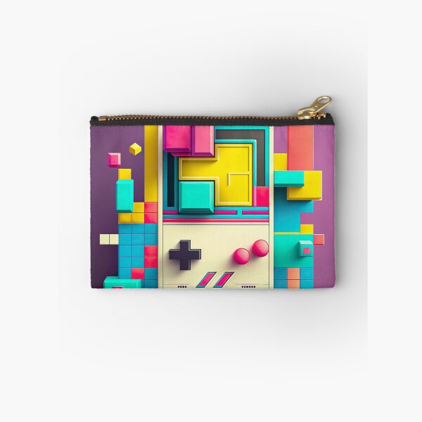 Item preview, Retro Handheld Video Game Console Voxel Art designed and sold by mhart64.