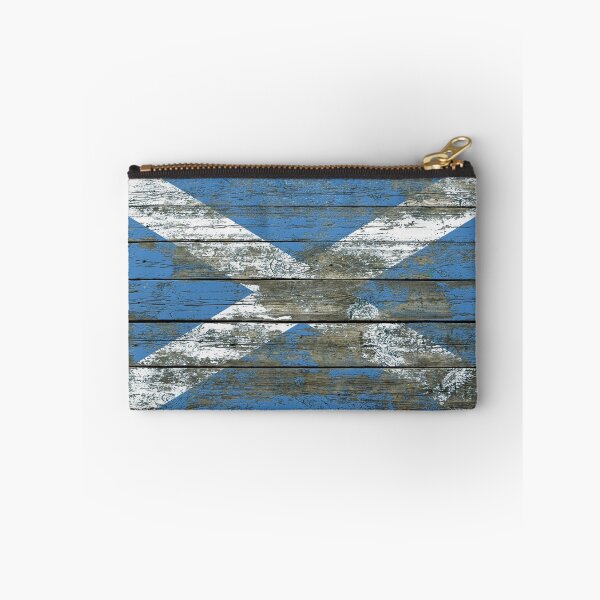 Item preview, Flag of Scotland on Rough Wood Boards Effect designed and sold by JeffBartels.