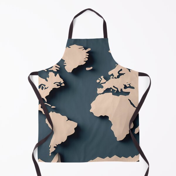 Item preview, World Map in Paper art style designed and sold by FormFinder.