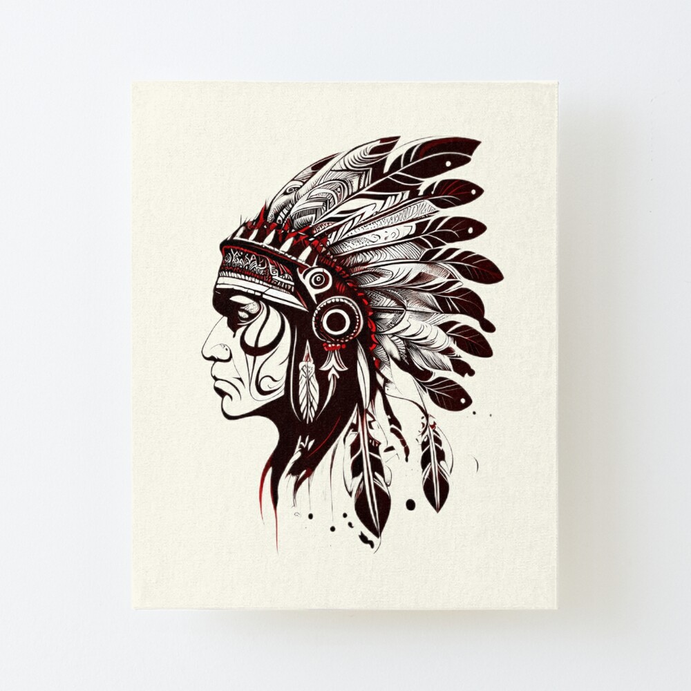 Native American Tattoos as Imprints of Life – Indian Headdress - Novum  Crafts