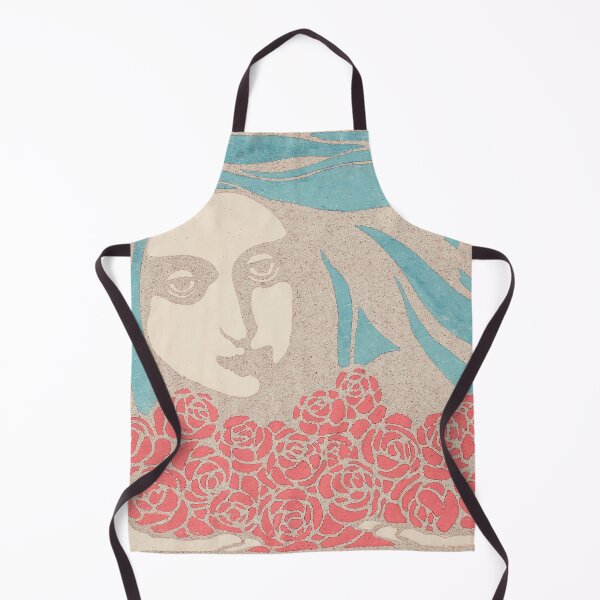 Item preview, Woman’s Head with Roses (1899) Koloman Moser (Kolo Moser) designed and sold by BossyCatHome.