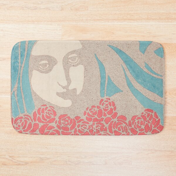 Item preview, Woman’s Head with Roses (1899) Koloman Moser (Kolo Moser) designed and sold by BossyCatHome.