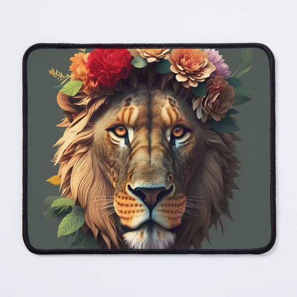 Item preview, lion's portrait designed and sold by Vvisions.