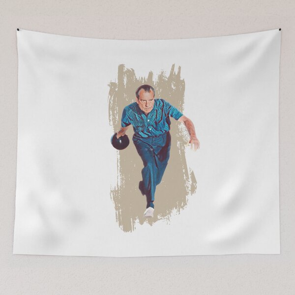 Item preview, President Nixon Bowling The White House  designed and sold by HatzicTshirts.