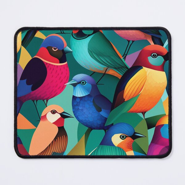 Item preview, Everybirdy colorful birds pattern designed and sold by kruuger.