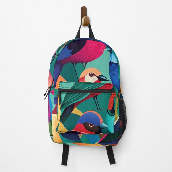 Item preview, Everybirdy colorful birds pattern designed and sold by kruuger.