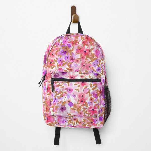 Item preview, Bright Pink & Purple Flowers all over designed and sold by TracyDDigitals.