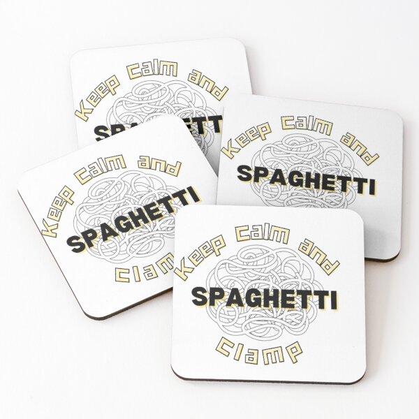 Item preview,  Keep Calm And Spaghetti Clamp  designed and sold by H3ITH7M.