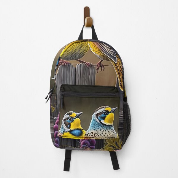 Item preview, birds on a fence designed and sold by artyficial-.
