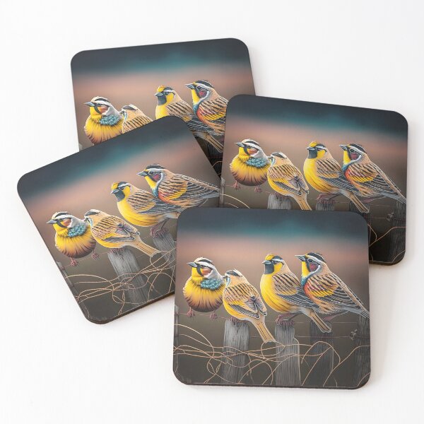 Item preview, colorful birds watching designed and sold by artyficial-.