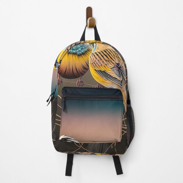 Item preview, colorful birds watching designed and sold by artyficial-.