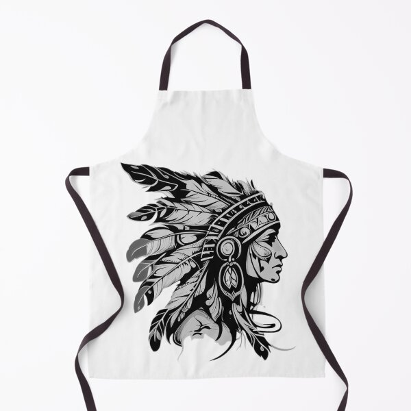 Item preview, Native American Tattoo Forearm BW designed and sold by TourDePassion.