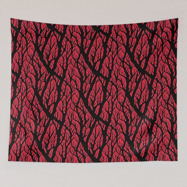 Item preview, Dark Red Woods Pattern designed and sold by KookyKaboodle.