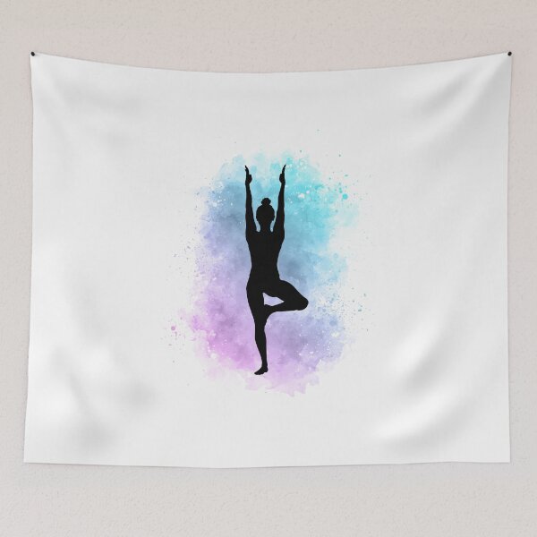 Item preview, yoga standing pose  designed and sold by TheGrandShopart.