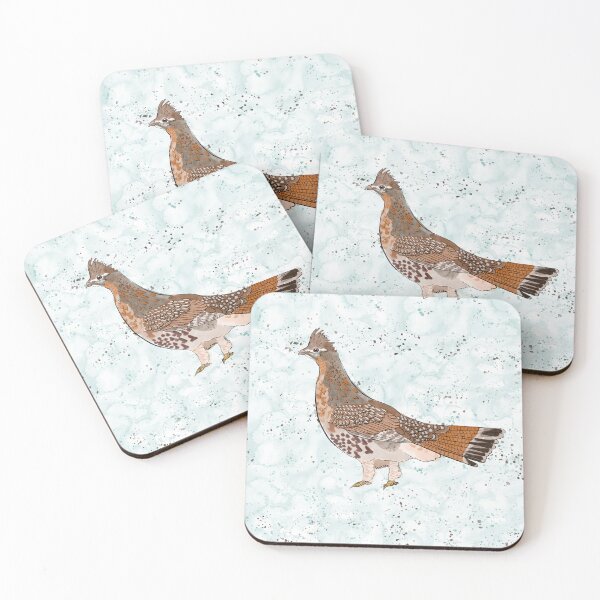 Item preview, Watercolor and Ink Style Ruffed Grouse  designed and sold by Wetlabcreative.