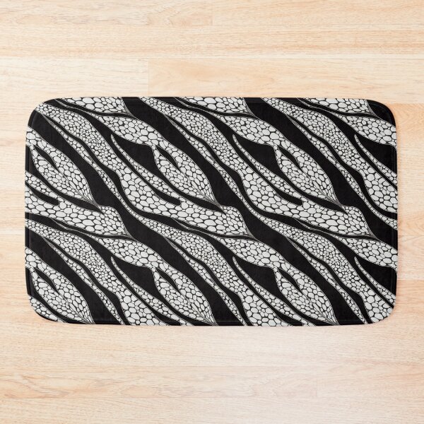 Item preview, Black and White Cellular Pattern designed and sold by KookyKaboodle.