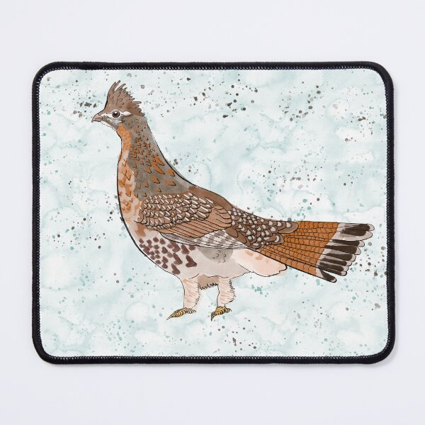 Item preview, Watercolor and Ink Style Ruffed Grouse designed and sold by Wetlabcreative.