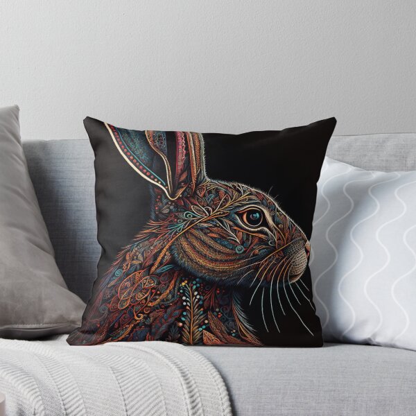 Item preview, Rabbit Zentangle designed and sold by Peggy Collins.